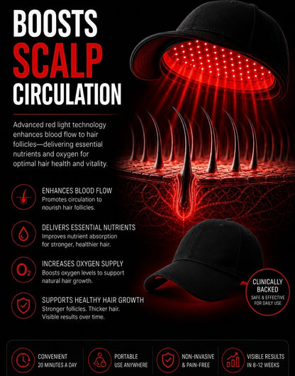 Red™ Light Therapy cap