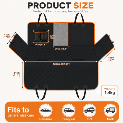 Hard-Bottom™ Car Seat Cover for Dogs