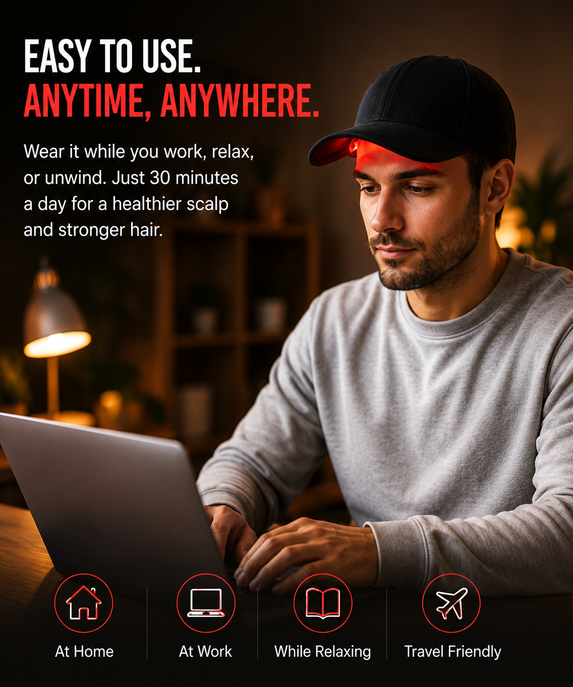 Red™ Light Therapy cap